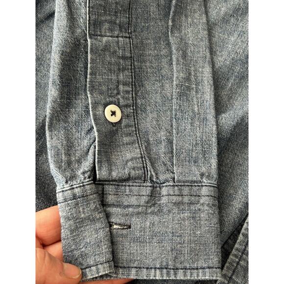 Kate Spade Saturday Denim Chambray Women’s Button Down Jean Shirt sz 2 Blue - Picture 6 of 7